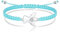 Jrêveinfini Schutzengel Armband Damen Mädchen Kinder Silber 925, Engel Schutzengel Taufe Stoff Armband Kommunion Mädchen, Glücksbringer, Firmung Schulanfang Schulkind Geschenke Frauen Mädchen