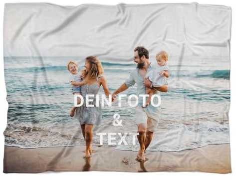 PICANOVA - Personalisiert Foto Strandtuch - Handtuch Frottee-Badetuch, Schnell trocknend - Perfekt für Strand oder Dusche - Personalisiertes Geschenk für Freunde & Familie - 200x150cm