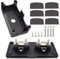 Fenteer Generischer Stromverteilungsblock, max, 300 A, Sammelschienen-Sammelschienenklemmenblock für Marine, Schwarz M6