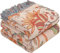 HOORDRY Tagesdecke Boho, 100% Baumwolle 230 x 250 cm, Kuscheldecke, Wendedecke für Bett, Sofa & Wohnzimmer, Geschenkidee für Familie & Freunde