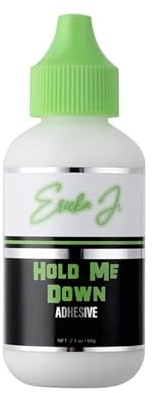 Ericka J. Hold Me Down Adhesive - Waterproof Lace Wig Glue for Strong Grip, Quick Dry, Sweat and Water Resistant - Sensitive Skin Friendly (60g/2.1oz, Normal)