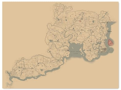 RDR2 - Wandposter (E-30 x 40 cm, ohne Rahmen)