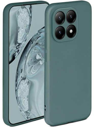 ONEFLOW Soft Case für Xiaomi 15T Hülle aus Silikon mit Kameraschutz, Silikonhülle mit erhöhtem Schutz fürs Display, Backcover Schutzhülle, weiche Handyhülle, Petrol
