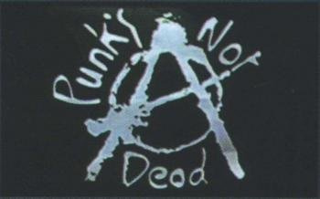 Punks not dead, Fahne 150x90 cm