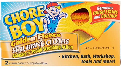 Chore Boy Golden Fleece Scrubbing Cloth, 2 ct-2 pk