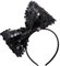 W WIDMANN MILANO Party Fashion - Haarreif mit Schleife, Pailletten, Kopfschmuck, Accessoire Karneval