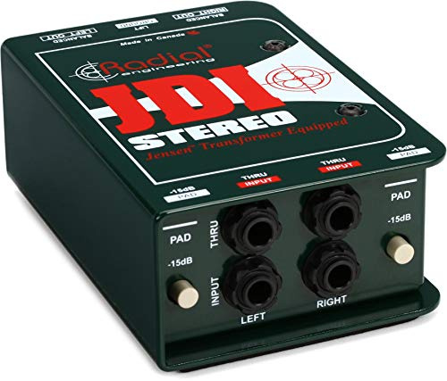 Radial JDI Stereo Premium Passive DI - DI Box