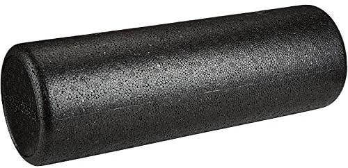 Amazon Basics - Hochdichte Schaumstoffrolle, rund - 45 cm, Schwarz