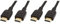 Amazon Basics High-Speed 4K, Ultra HD, HDMI 2.0 Cable 0.9m(Latest Standard) Supports Ethernet, 3D, Audio Return & High-Speed 4K, Ultra HD, HDMI 2.0 Cable - 1.8m(Latest Standard) Supports Ethernet, 3D