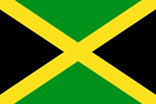 U24 Aufkleber Jamaika Flagge Fahne 30 x 20 cm Autoaufkleber Sticker