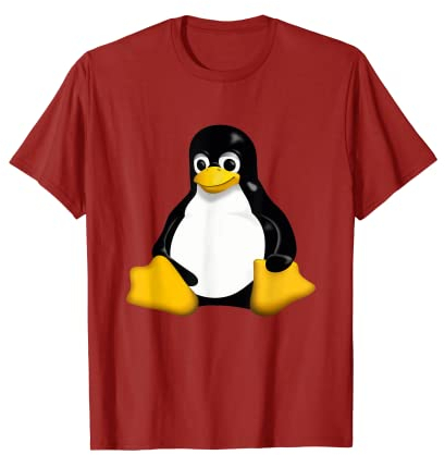Tux Pinguin Linux Offizielle Maskottchen Logo Icon T-Shirt T-Shirt