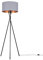 MiniSun | Modern Gloss Black Metal Tripod Floor Lamp with a Grey and Copper Shade | Floor Lamps & Torchieres, Home Décor, Improvement & Lifestyle Essential