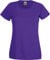 Fruit of the Loom - Lady-Fit Valueweight T - Modell 2013, Farbe:violett, GröÃŸe:L