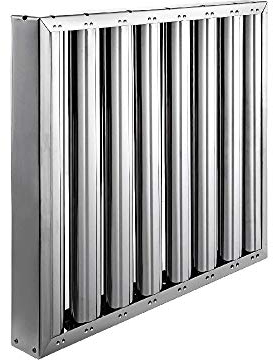 Filtre pour Hotte aspirante pour Cuisines Industrielles, réalisé en acier inoxydable | Dimensions: 490x490x48mm.
