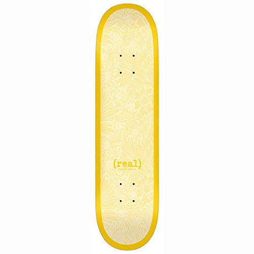 Real Flowers Renewal Skateboard-Brett / Deck, 21,3 cm, Gelb