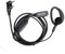 Retevis Auricolare Radio Bidirezionale con Microfono, Gancio per Orecchio a Forma di D a 2 Pin Auricolare Compatibile eSynic UV-5R BF-88E BF-888S Kenwood RetevisRT24 RT27 RT622 (1 Pacco)