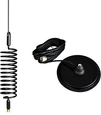 Thunderpole Antenne orbitor et grand kit de montage magnétique magnétique 17,8 cm | Antenne radio CB