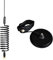 Thunderpole Antenne orbitor et grand kit de montage magnétique magnétique 17,8 cm | Antenne radio CB