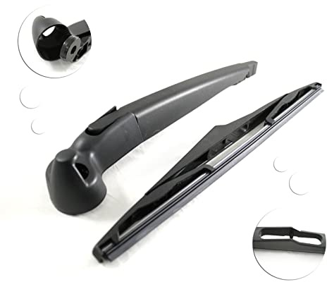 Heckwischerarm Heckscheibenwischer Heckwischer Heck Scheibenwischer Wischer Scheibenwischerarm Wischerblatt Wischerarm Hinten Kompatibel mit Jeep Wrangler 3 III JK 2006-2022 Geländewagen
