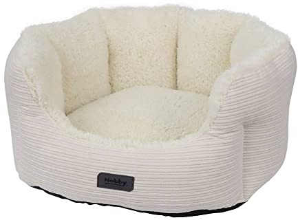 Nobby 61738 Komfortbett oval KAMBA beige; L x B x H: 65 x 57 x 22 cm