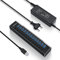 RSHTECH RSHTECH RSH-A13-5 Aluminium USB Hub Active 3.0 mit Netzteil 72 W 12 V/6 A, 13-Port USB Hub Active mit 100 cm Datenkabel, zum Laden und Datentransfer, professionelle Business-Qualität, RSH-A13-