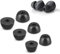 XIXKOLYU Memory Foam Tips Compatible with Samsung Galaxy Buds 2 Pro, No Silicone Eartips Pain, Anti-Slip Replacement Ear Tips, Reducing Noise Earbuds, 3 Pairs (Sizes S/M/L, Black)