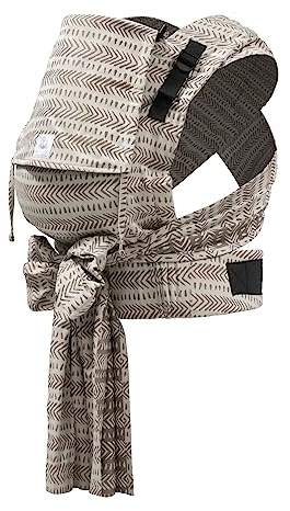 Stokke Limas Babytrage Plus, Boho Beige - Modell 2023 (OCS) - Half Buckle Babytrage - Drei Tragepositionen - Ab 1 Monat/4 kg bis 18 kg