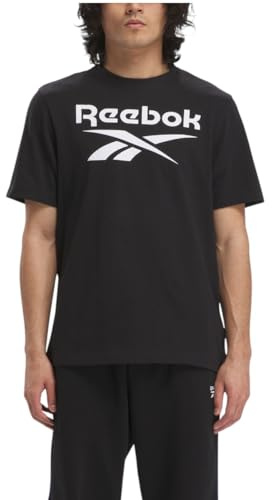 Reebok Herren Identity Big Logo T-Shirt, Schwarz, XL