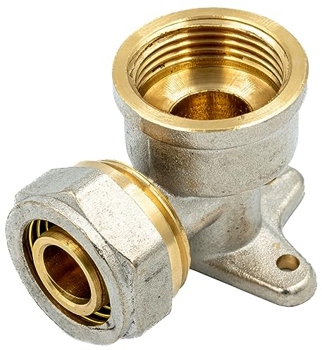 Klemmverschraubung PEX, Variante: Wandscheibe, 20x1/2