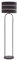 Lindby Stehlampe Tsomo (Skandinavisch) in Schwarz aus Textil (1 flammig, E27) - Stehleuchte Standleuchte Floor Lamp Wohnzimmerlampe Wohnzimmerleuchte