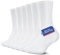 YouShow 6 Paar Weiß Tennissocken Herren Damen Classic Sportsocken Cushioned Crew Socken 35-38
