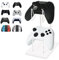 NIYATA Supporto per Cuffie Universale,Supporto per Controller di Gioco con 2 Strati,Porta Cuffie da Scrivania per Controller e Cuffie,per Xbox Series,PS4,PS5,Trasparenti