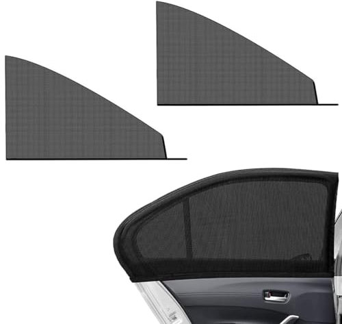 2 Unidades Parasol de Coche para Ventana Lateral Trasera, para Niños y Mascotas, Sombrilla Universal con protección UV, Compatible con la mayoría de los vehículos, para Bebe para Niños y Mascotas