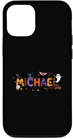 Hülle für iPhone 14 Gruselige Halloween-Hexennamen Michael
