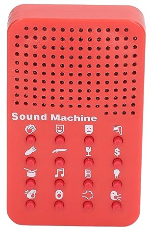 Funny Sound Effects Machine 16 Funny Noise Makers Portable Noise Maker Funny Máquinas de Efectos de Sonido 16 Funny For Games Fun Party Plastic White