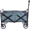 OTUEGFGFD Klappbarer Bollerwagen mit abnehmbarem Verdeck, Klappbarer Bollerwagen, tragbarer Outdoor-Trolley zum Angeln, für den Garten oder den Strand, Tragkraft 60 kg