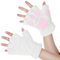 Sibba Cat Paws Handschuhe Fingerless 2 Pcs Bear Furry Paw Hand Handschuhe Cute Paw Gear Cosplay Kostüm Zubehör Frauen Handschuh Neuheit Kleidung Zubehör für Halloween Partys Performances Mädchen