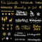 MEJOSER 185 Stk. Weihnachtsaufkleber Glitzer Weihnachtssticker Gold Silber 5 Blätter Weihnachten Aufkleber Selbstklebend Weihnachten Sticker Schriftzug für Basteln Frohe Weihnachten