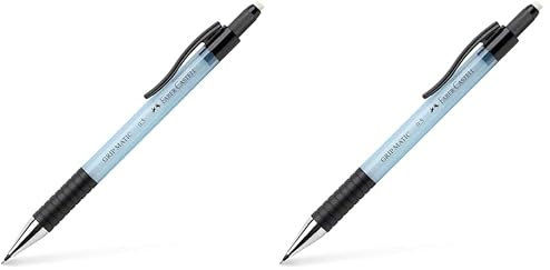 Faber-Castell 137554 - Porte-mine Grip Matic - Sky Blue - 0,5 mm (Lot de 2)