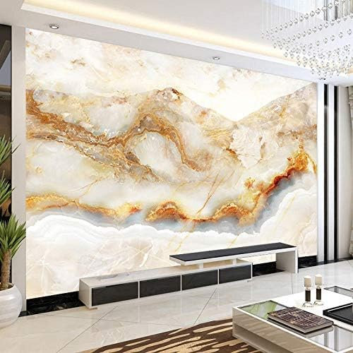 XLMING Veine De Marbre Murale Papier Peint 3D Salle de Séjour Chambre à Coucher Maison Mural Enfant-350cm×256cm