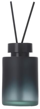 Flacon diffuseur vide en verre rechargeable pour aromathérapie, accessoire de parfum pour diffuseur à roseaux, bricolage, maison, salle de bain (noir)