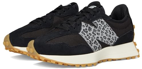 New Balance Damen 327Sneaker, Schwarz , 40.5 EU