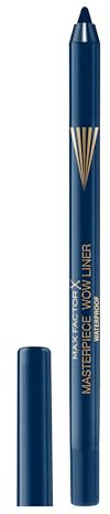 Max Factor Masterpiece Wow Liner, wasserfester, veganer Eyeliner mit 24 Stunden Halt und hochkonzentrierten Wow-Pigmenten, Fb. 500 Dark Navy