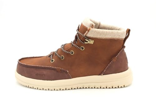 HEYDUDE Men's Bradley Classic Tumbled Cognac/Multi 9 Medium