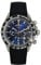 Lorenz Chrono 26175LL Herren Chronograph Kautschuk Taucher 100 Meter, Schwarz , Modern