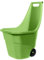 Brouette de jardin Load&Go | Capacité 55 litres | 50 x 61 x 84 cm | en plastique | Vert | Deux roues renforcées en caoutchouc | pour le transport des matériaux et des travaux d'entretien | Structure