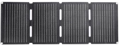 40W Faltbares Solarpanel -Ladegerät, 4 Faltbare Tragbare Solar -Stromerzeugungs -Paneele, die mit Smartphones -Kameras -Tablets Zum Wandercamping -Radfahren Kompatibel Sind