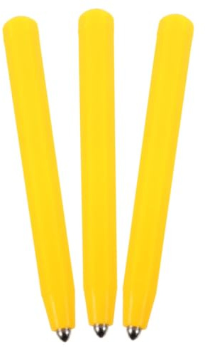 Uonlytech 3 pièces Stylos Magnétiques de Remplacement pour Tableau Magnétique Compact Légers et Durables Effaçables pour Dessin et Écriture