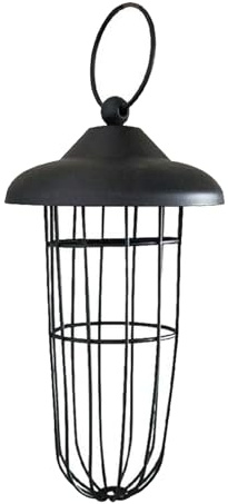AMSLSIU Leicht zu befüllender Vogelfutterspender Robuster und langlebiger Meisenknödelhalter aus Metall für Wildvögel. Vogelfutterspender in Kugelform aus Metall