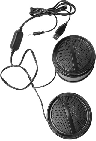 Aramox Altoparlanti per Computer USB Altoparlante da Tavolo Stereo in ABS 3W 2 0 con Controllo del Volume dei Bassi Migliorato per PC Laptop Tablet Telefono TV Gaming (Non illuminato)